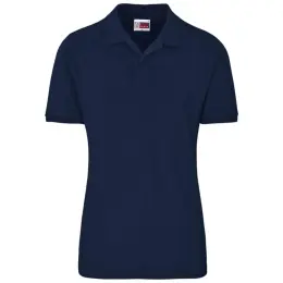Mens Houston Stretch Golf Shirt Navy Front